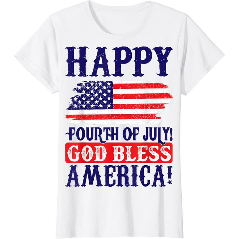 God Bless America Flag Shirt 4th Of July Independence Day God Bless America Flag Shirt 4th Of July Independence Day