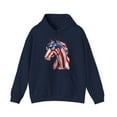 thumbnail image 1 of 4th of July Horse USA Flag Equestrian Pride Patriotic Style Hoodie, for men & women, up to size 5XL, 1 of 3