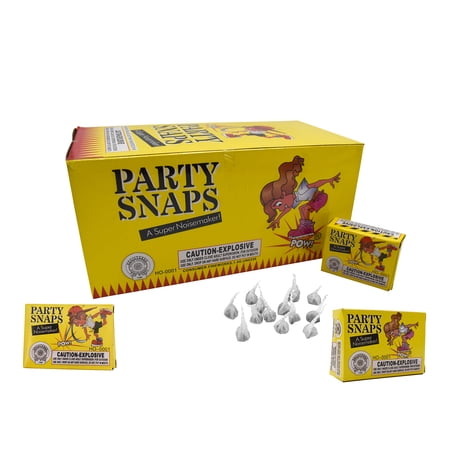 Nicky Bigs Novelties 1500 Party Snappers Snap Pop Pop Snapper Throwing Party Poppers Trick Noise Maker Loud Snap Poppers