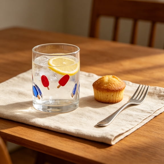 4th of July Juice Glass 14oz Patriotic Water Glasses 250th Anniversary Wine Drinking Glass Cup Gift for Women Men Independence Day Decoration, 1PCS