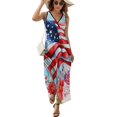 thumbnail image 1 of 4th of July King Size Sleeveless Dress Dresses Summer Women Dresses Clothing Woman Dresses Dress, 1 of 7