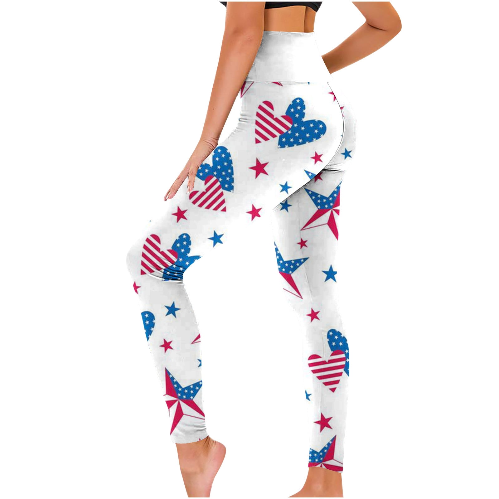 Breathable High Waist Yoga 3 4th Leggings For Women Colorful Patriotic  Pilates Flag Design Customizable In USA From Almetag, $27.28 | DHgate.Com