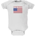 thumbnail image 1 of 4th of July Little Patriot White Soft Baby One Piece - 18-24 months, 1 of 1