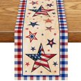 4th of July Memorial Day Red White Blue Star American Independence ...
