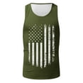thumbnail image 1 of 4th of July Men's Independence Day Printed Vest Patriotic Golf Shirts for Men, 1 of 4