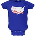 thumbnail image 1 of 4th of July 'Merica Est 1776 Royal Soft Baby One Piece - 0-3 months, 1 of 1