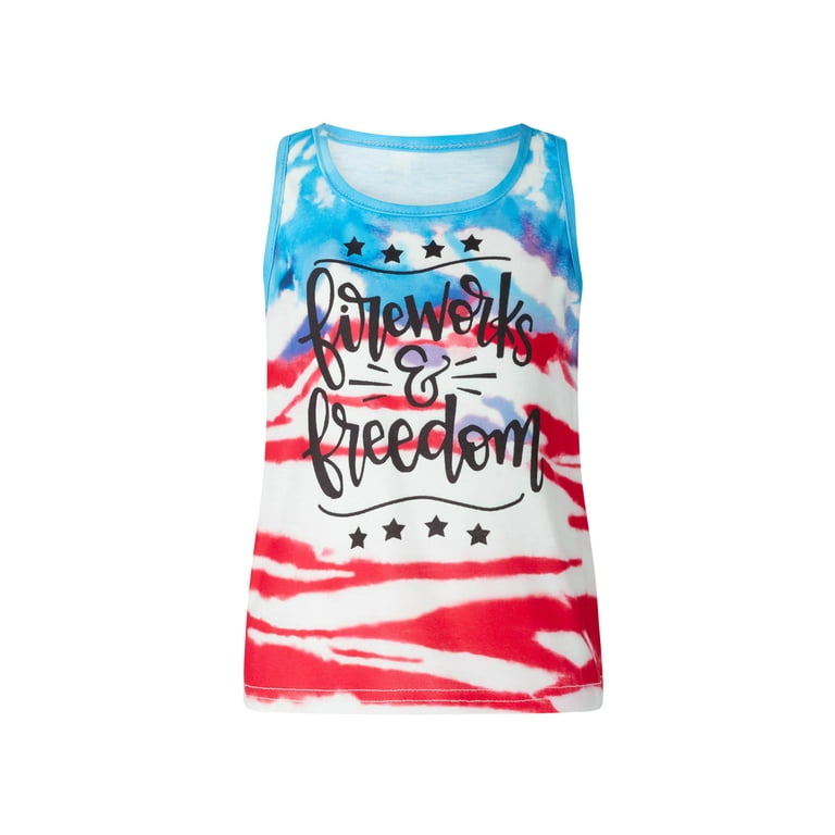 girls usa matching mommy and me tank top for Fourth of July