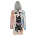 thumbnail image 1 of 4th of July Newfoundland Celebrates Independence Day All Over Print 3D Hooded Duffle Toggle Coat Newfie Dog Lover Gifts - 12010, 1 of 6