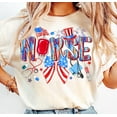 thumbnail image 1 of 4th of July Nurse T-Shirt, Red White Blue Coquette Bow, Patriotic Medical Shirt, Independence Day Healthcare Gift, 1 of 5
