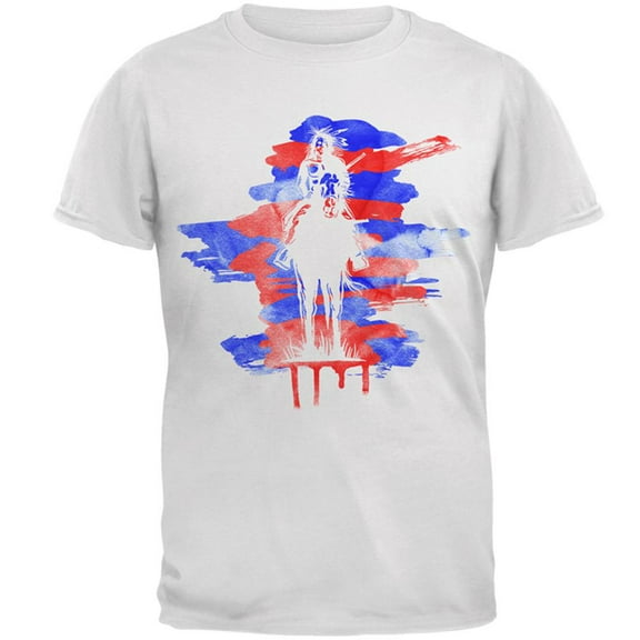 4th of July Original American Mens T Shirt White SM