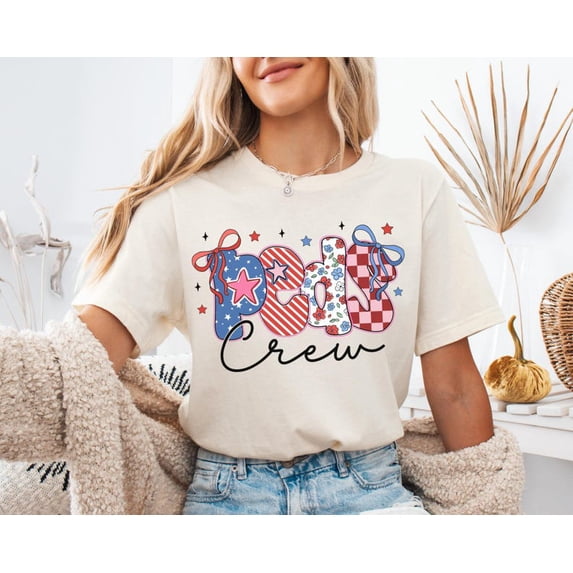 4th of July PEDS Nurse Shirt, Patriotic Pediatric Nurse Tee, Peds Crew Independence Day T-Shirt, Cute Pediatrics Gift for Nurses