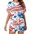 thumbnail image 1 of 4th of July Pajamas Set Womens Loungewear Sleepwear 2 Piece PJ Sets, 1 of 7