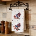 thumbnail image 1 of 4th of July Patriotic Gnome Kitchen Towel - 23.6"x15.8" Red White Blue Star Dish Towel for Independence Day Kitchen Decor, 1 of 6