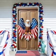 thumbnail image 1 of 4th of July Patriotic Hanging Background curtain with Tie Rope, Easy Install Door Frame Decor for Festival Celebration, 1 of 6