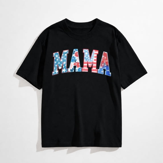 4th of July Patriotic Shirt for Women American Flag Tshirt Red White and Blue USA Flag Stars Tops.