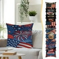 thumbnail image 1 of 4th of July Pillow Covers 18x18 Double Sided American Flag Throw Pillow Case Patriotic Decorative Cushion Cover for Sofa Couch Home Decor by PALIFEUR, 1 of 6