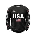 thumbnail image 1 of 4th of July Polo Shirts for Men Patriotic Knit T Shirt Graphic Commemorative Independence Day Anniversary Casual Tee, 1 of 3