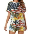 thumbnail image 1 of 4th of July Print Women'S Pajamas Set Summer Sleepwear Sets 2 Piece Lounge Set, 1 of 7