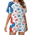 thumbnail image 1 of 4th of July Print Women'S Pajamas Set Summer Sleepwear Sets 2 Piece Lounge Set, 1 of 7