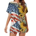thumbnail image 1 of 4th of July Print Women'S Pajamas Set Summer Sleepwear Sets 2 Piece Lounge Set, 1 of 7