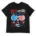 thumbnail image 1 of 4th of July Red White Blue Oncology Crew Patriotic Nurse Mens T-Shirt Black L, 1 of 5