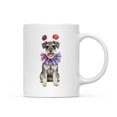 thumbnail image 1 of 4th of July Schnauzer Celebrates Independence Day Mug Miniature Schnauzer Dog Lover Coffee Tea Cup - 12010, 1 of 4