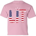thumbnail image 1 of 4th of July Shirts Boys Girls - Funny Humor Novelty Graphic Tees - USA American Flag Lit Toddler Size 2T 3T 4T 5/6T, 1 of 2