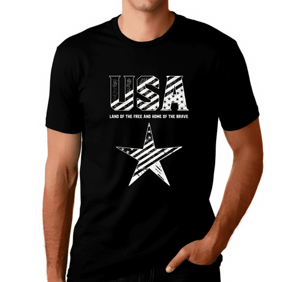 4th of July Shirts for Men - American Flag Shirt Men - 4th of July Shirts - America Shirt