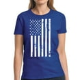 thumbnail image 1 of 4th of July Shirts for Women - Graphic American Flag USA Tee S M L XL 2XL 3XL, 1 of 2