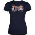 thumbnail image 1 of 4th of July Sparklers Bigger Better Juniors Soft T Shirt Navy 2XL, 1 of 1