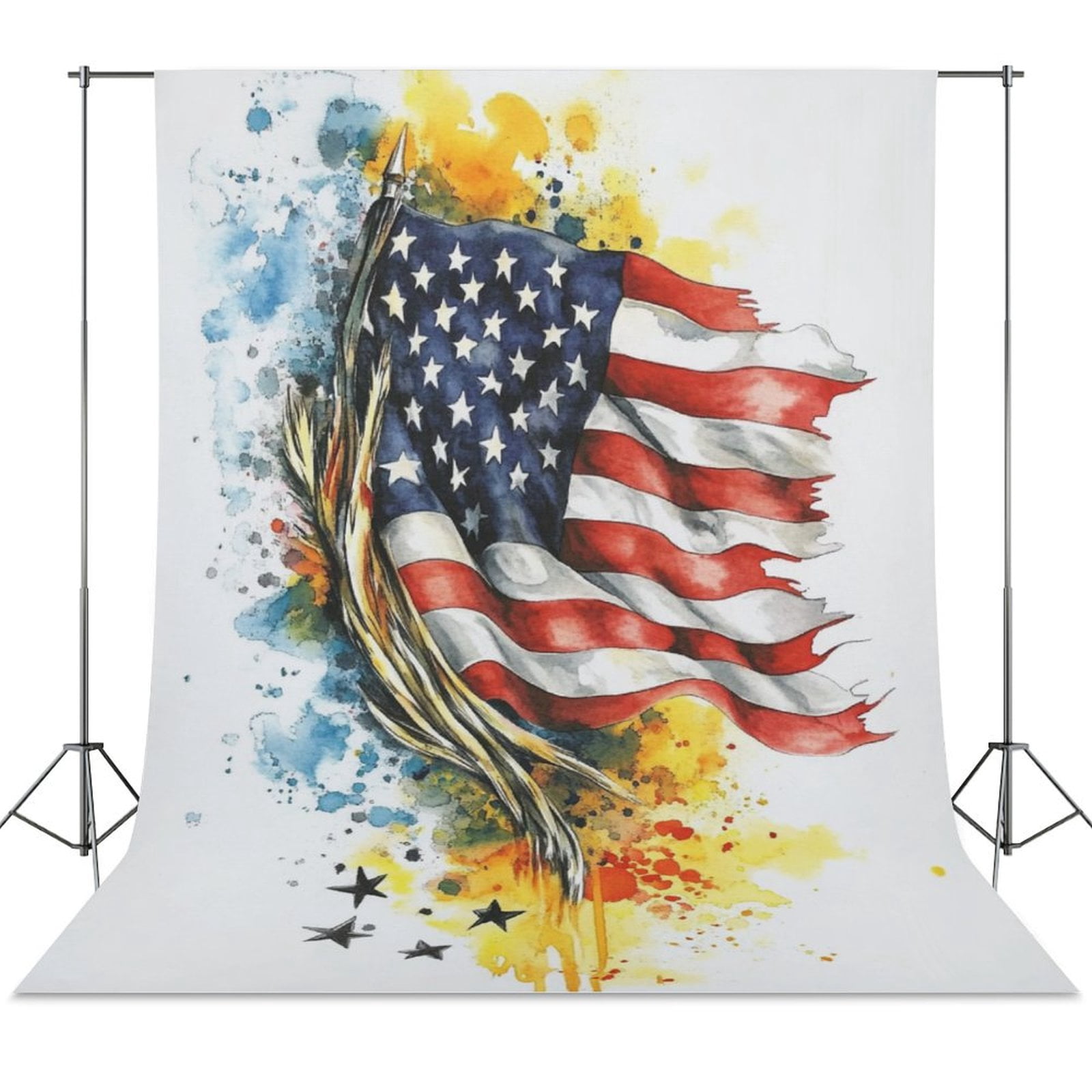 4th of July Spring Backdrop Backdrops for Photography Photo Background ...