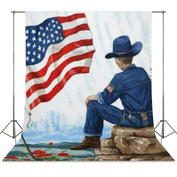 4th of July Spring Backdrop Backdrops for Photography Photo Background ...
