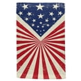 thumbnail image 1 of 4th of July Star Burst American Flag All Over Hand Towel, 1 of 1