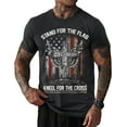 thumbnail image 1 of 4th of July T-Shirt American Flag 1776 Short Sleeve Tshirt Tee, 1 of 4