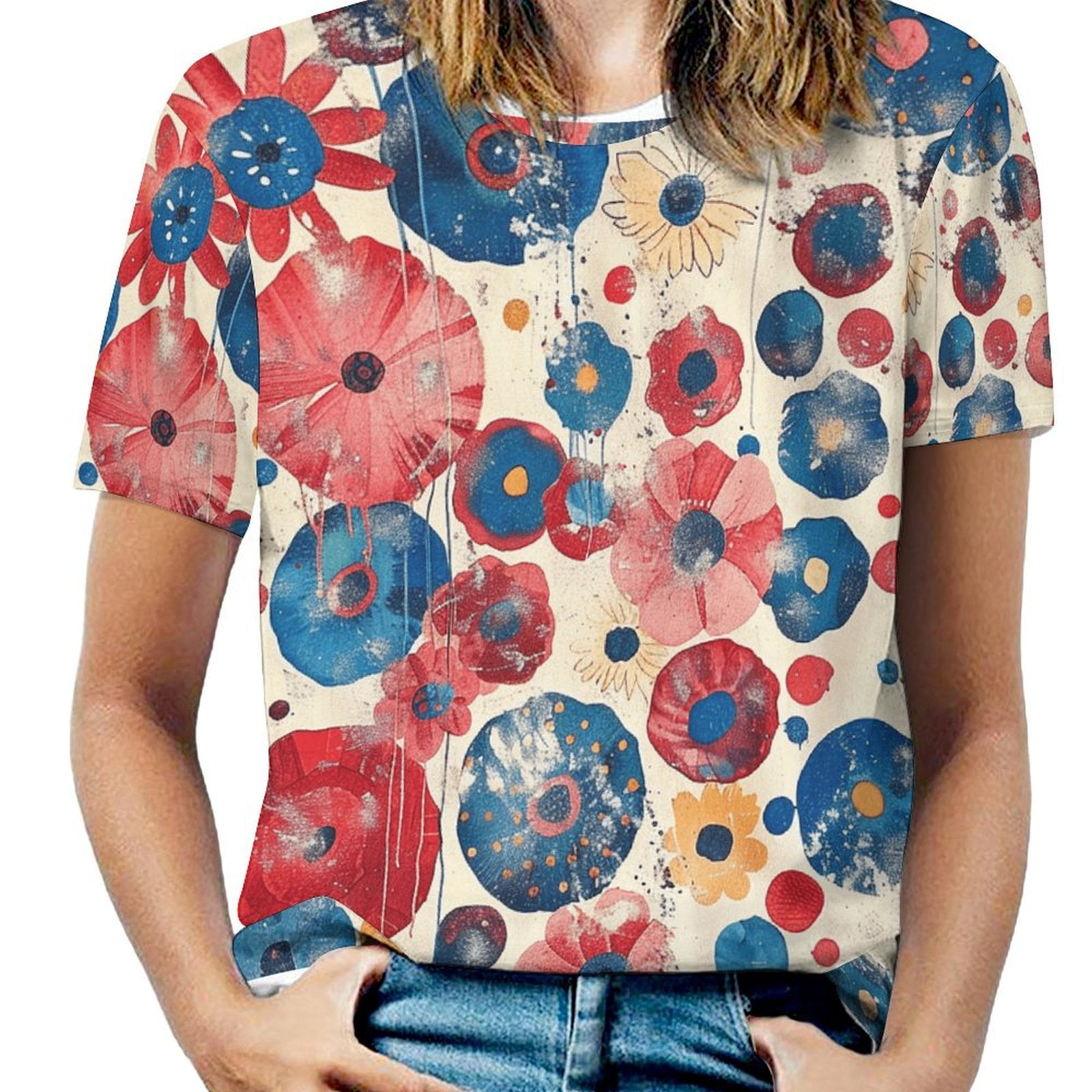 4th of July T Shirts Basic T Shirt Short Sleeve Ladies Tee Shirt Summer 4th of July T Shirts Basic T Shirt Short Sleeve Ladies Tee Shirt Summer