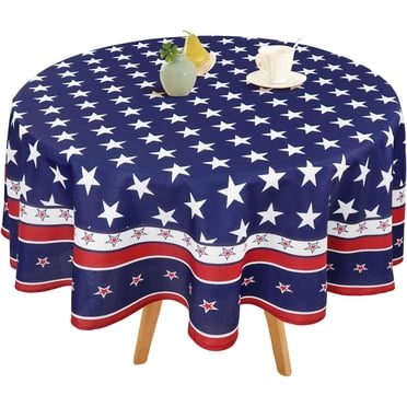 Sorktse 4th Of July Tablecloth 60 Inch Square Patriotic Table...