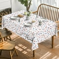 thumbnail image 1 of 4th of July Tablecloth 60x84 Inch, Patriotic Fireworks Freedom Independence Day Memorial Day Table Cover for Party Picnic Dinner Decor, 1 of 6