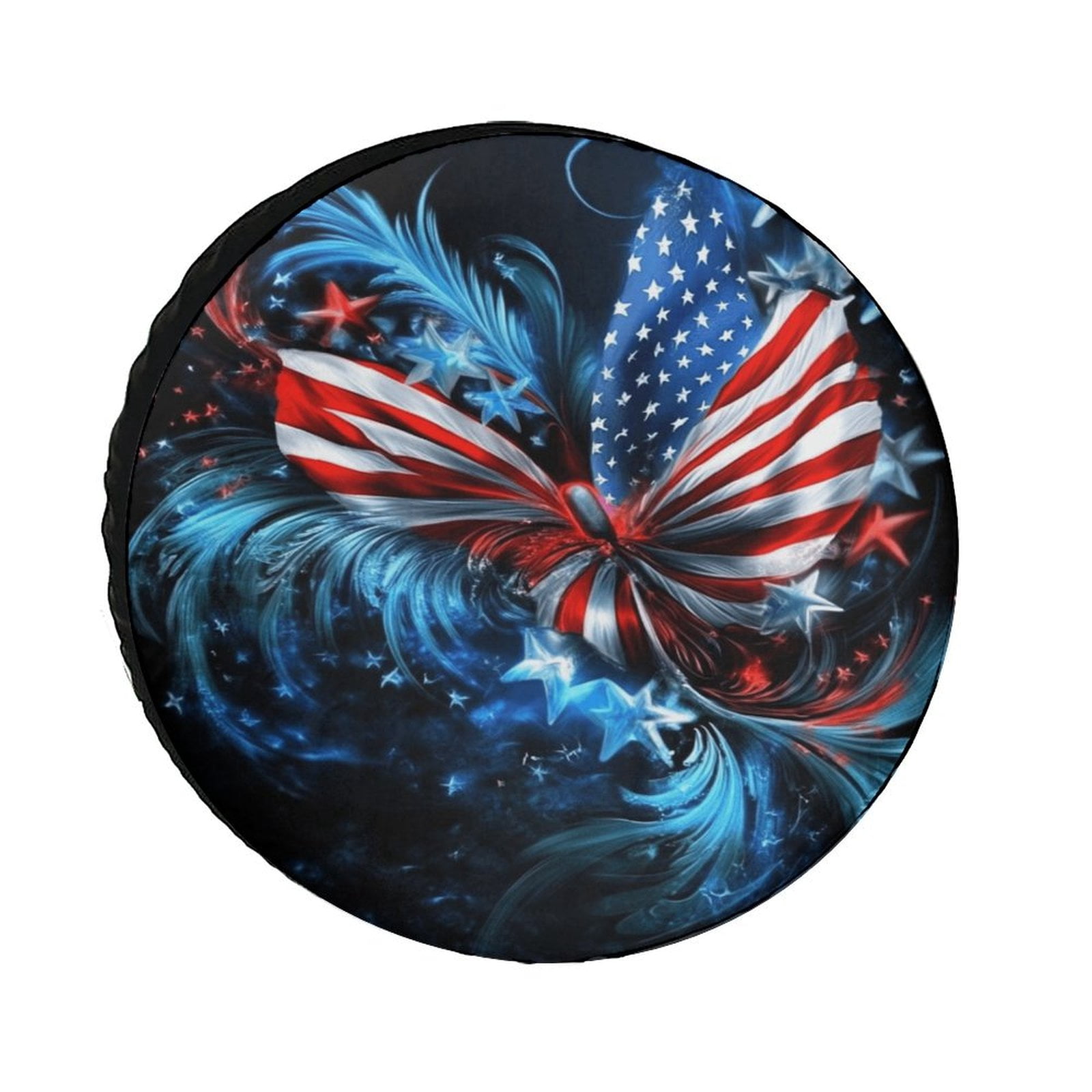 4th of July Tire Cover Waterproof Dust-Proof Universal Wheel Camper ...
