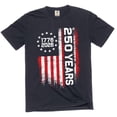 thumbnail image 1 of 4th of July US 250 Years Birthday T-shirt Independence day 1776-2026 Freedom Tee (3X-Large Black), 1 of 6