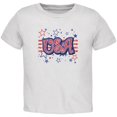 thumbnail image 1 of 4th of July USA Stars White Toddler T-Shirt - 2T, 1 of 1