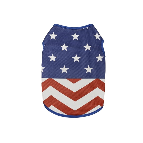 4th of July Vest for Dog American Flag Clothes Small Dog Apparel Pet Supplies Shirts