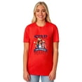 thumbnail image 1 of 4th of July Women's Star Spangled Mama Patriotic Sparkler Summertime Short-Sleeve Funny T-Shirt, 1 of 5