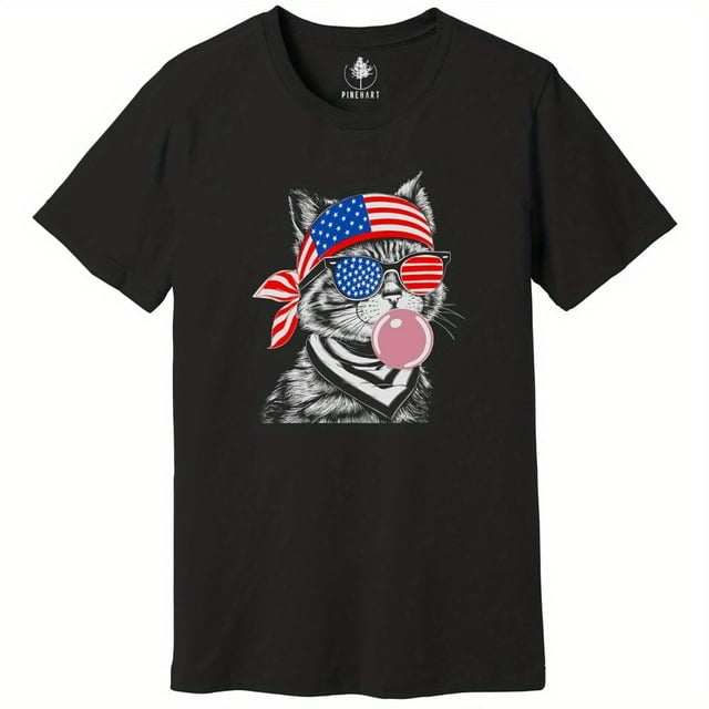 walmart fourth of july cat shirt