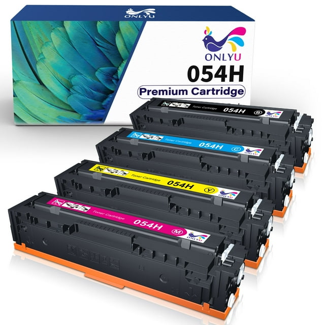 ONLYU 054H High Yield Toner Cartridge 4 Pack Compatible for Canon ...
