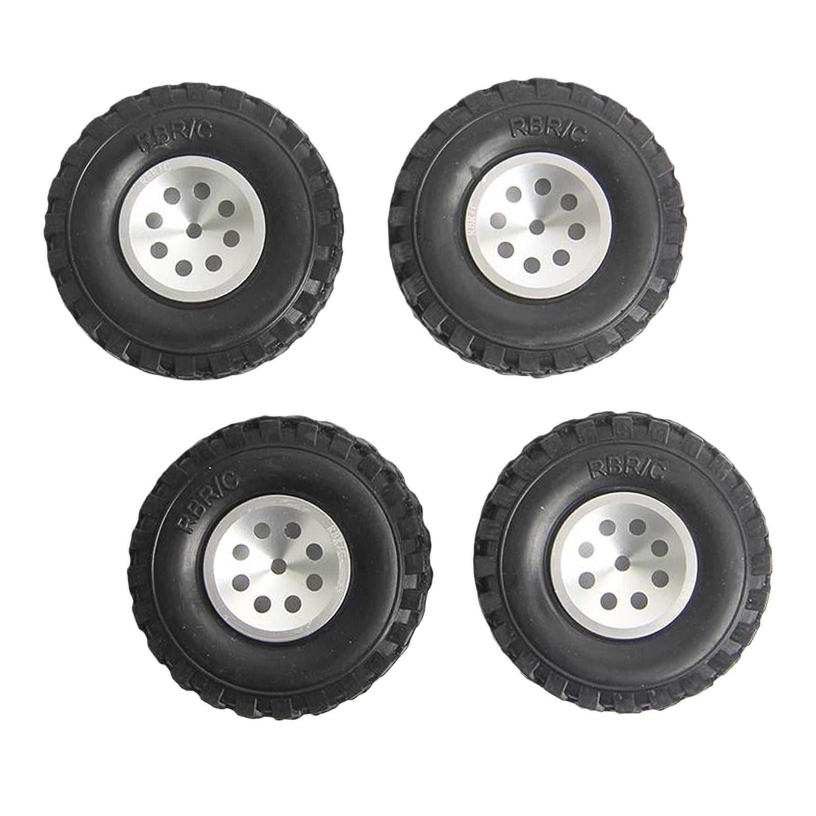 RC Wheel Hub & Tire Set – Rubber Tires For WPL C14, C24, C34, B14, B16, MN Series RC Cars (70mm Diameter) - View #8