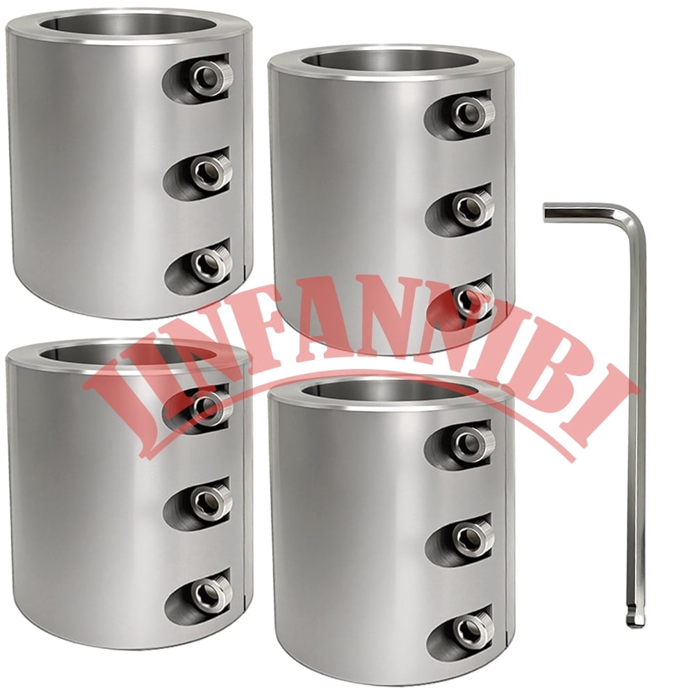 4x 2 Split Collar Tube Clamps Weldable Roll Cage Mounts For 2 OD Tube 4x-2-split-collar-tube-clamps-weldable-roll-cage-mounts-for-2-od-tube