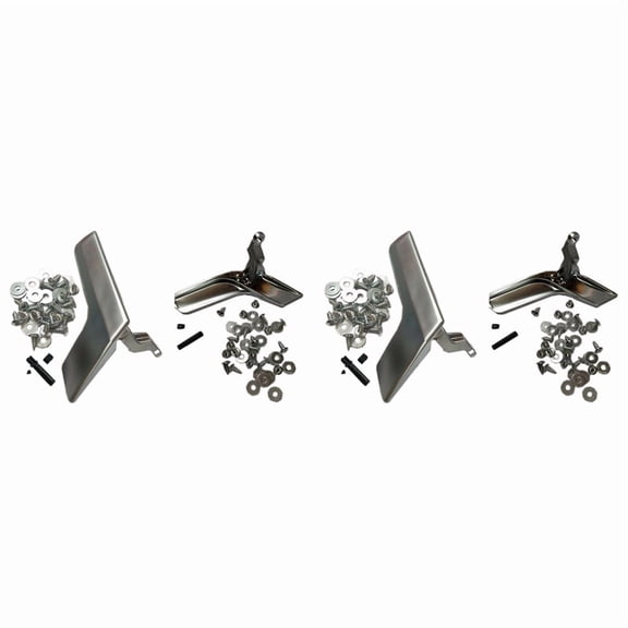 4x 2047201171 Matte Inside Interior Door Handle Set L+R for C Class W204 X204