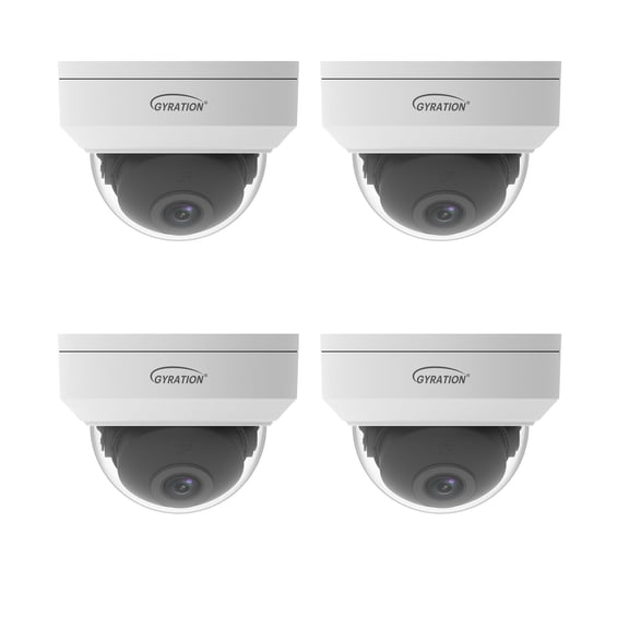 4x 2MP Outdoor Security Camera IP67 Waterproof IR Night Vision WDR Dome Camera with Edge Storage