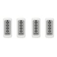 thumbnail image 1 of 4x 433MHZ Wireless  Remote Control White 4-Button Remote Control EV1527 Learning Code Wireless Remote Control, 1 of 7