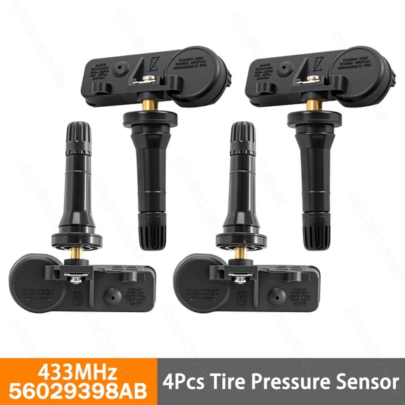 4x 433MHz TPMS Tire Pressure Monitoring Sensor for Jeep Grand Cherokee Wrangler